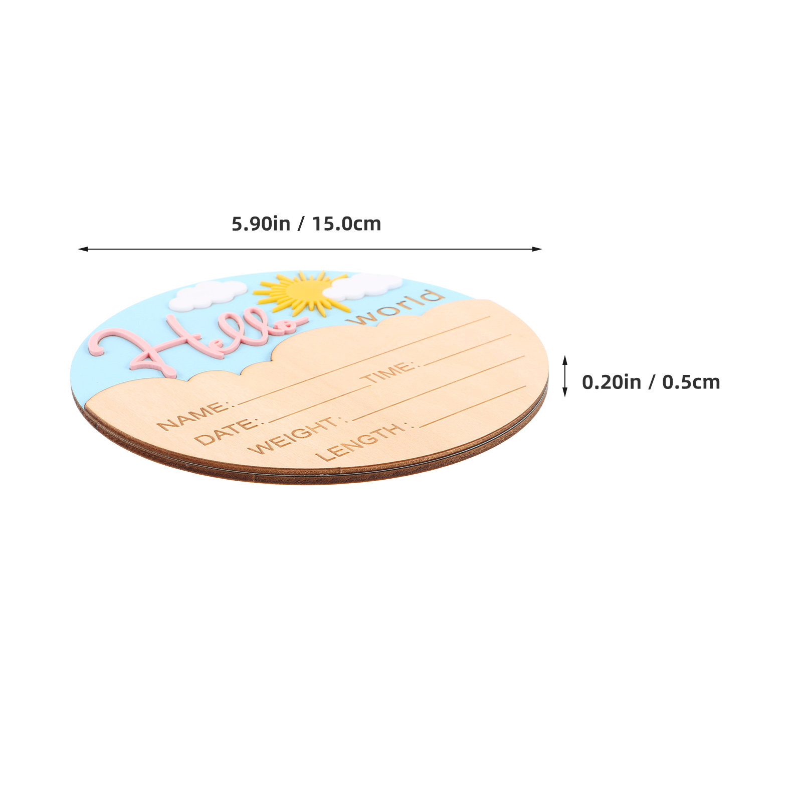 ป้ายประกาศการเกิดเด็กแรกเกิดทำ - Baby Nursery Keepsake บทวิจารณ์และราคา