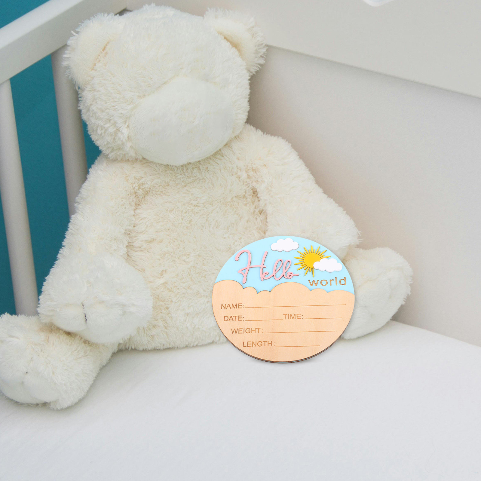 ป้ายประกาศการเกิดเด็กแรกเกิดทำ - Baby Nursery Keepsake บทวิจารณ์และราคา