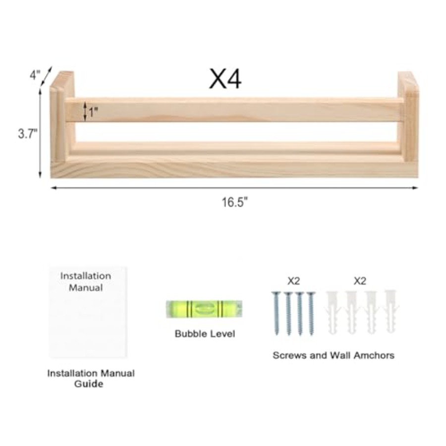 ชั้นวางของในห้องเด็กอ่อน ชุด 4 - Baby Nursery Shelves บทวิจารณ์และราคา