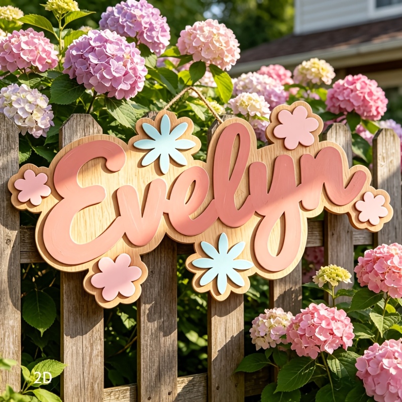 ป้ายห้องพักธีมดอกไม้แบบส่วนตัว - Baby Nursery Usa บทวิจารณ์และราคา