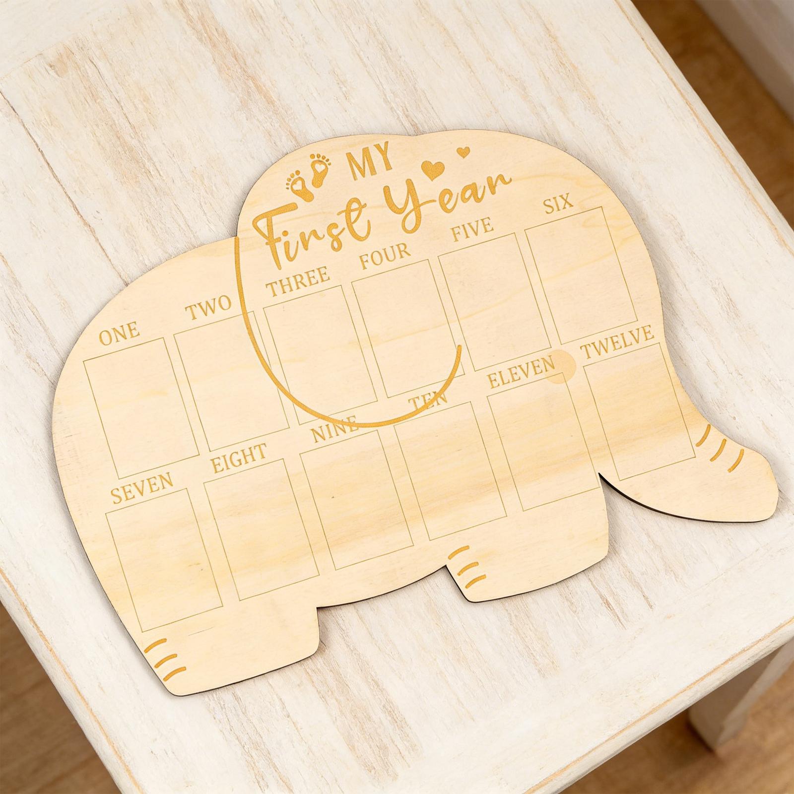 แผ่นไม้ติดรูปภาพบันทึกความทรงจ - Baby Nursery Keepsake บทวิจารณ์และราคา