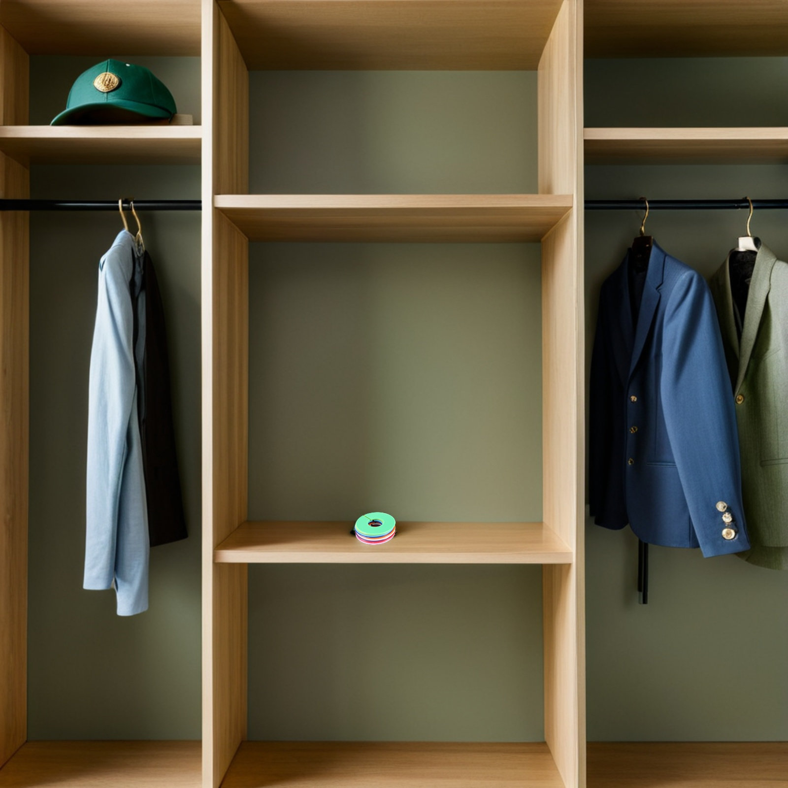 วงแหวนแบ่งขนาดเสื้อผ้า 36 ชิ้น - Baby Nursery Closet Organization บทวิจารณ์และราคา