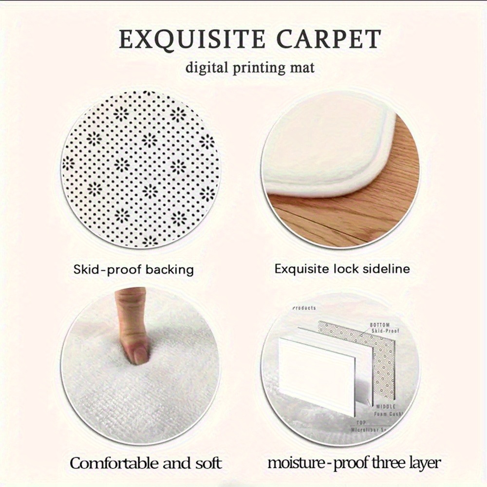 พรมกลมลายแมวน่ารัก พรมปูพื้นนุ - Soft Rug Nursery บทวิจารณ์และราคา