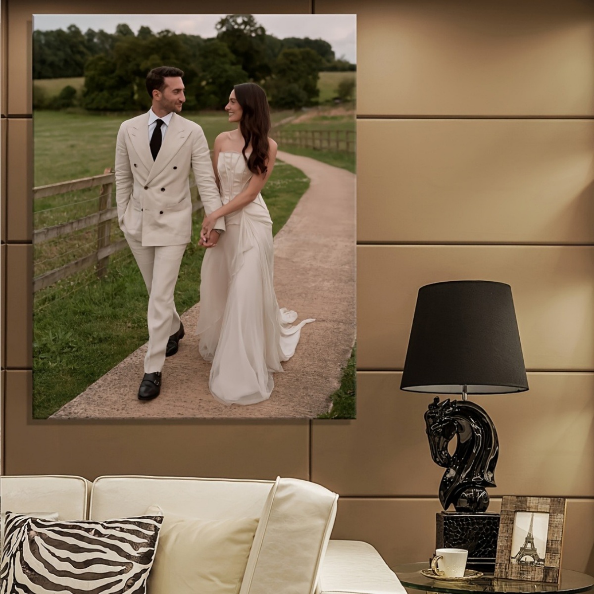 ภาพพิมพ์บนผ้าใบสำหรับครอบครัวแ - Photo Frame Baby บทวิจารณ์และราคา