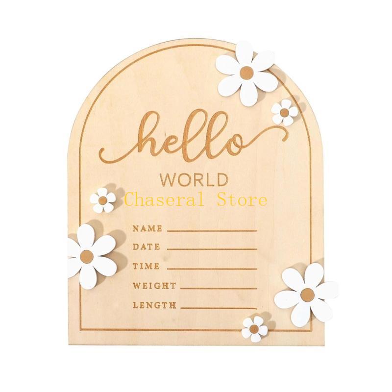 E7CE Hello Sign ป้ายชื่อไม้สำห - Baby Nursery Unisex บทวิจารณ์และราคา