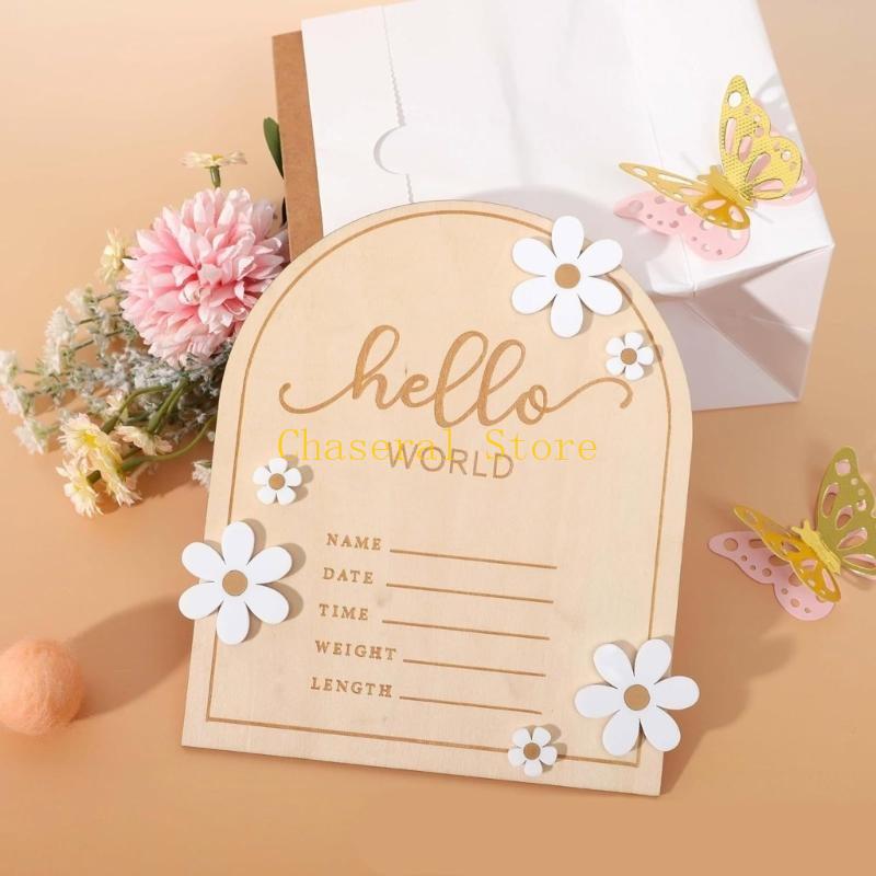 E7CE Hello Sign ป้ายชื่อไม้สำห - Baby Nursery Unisex บทวิจารณ์และราคา