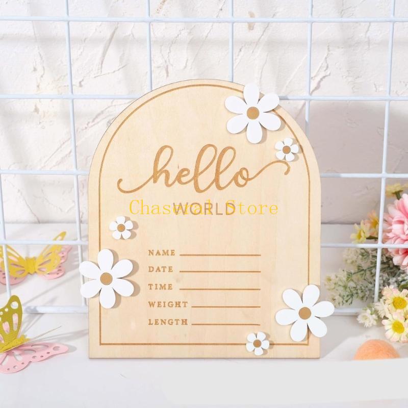 E7CE Hello Sign ป้ายชื่อไม้สำห - Baby Nursery Unisex บทวิจารณ์และราคา