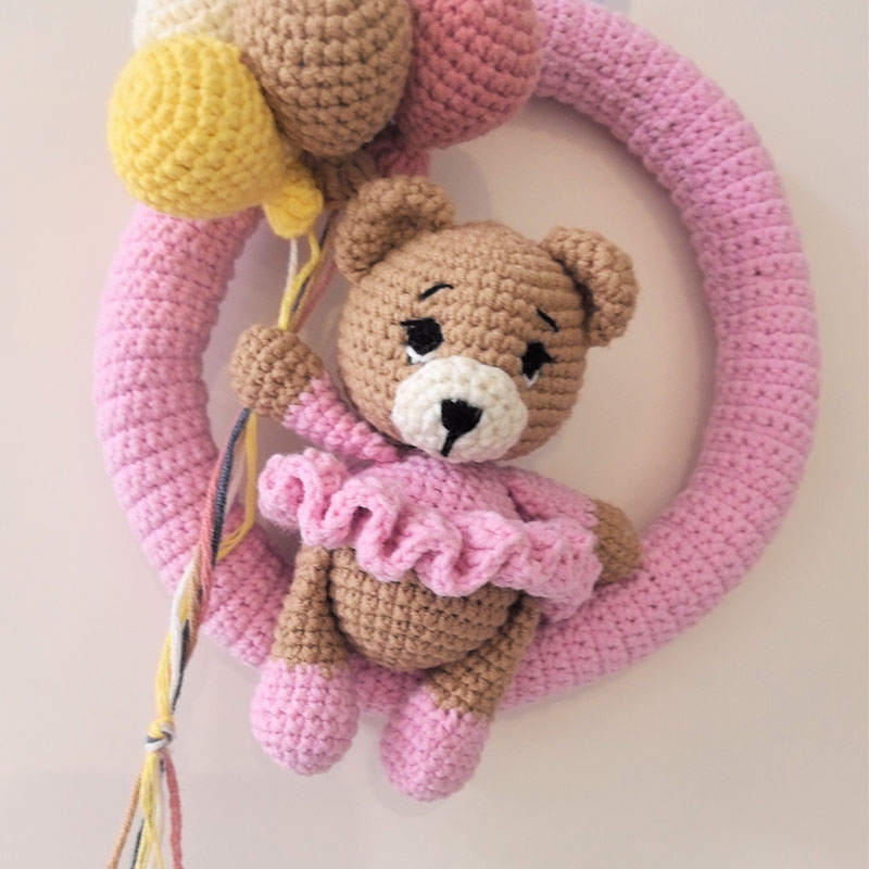พวงหรีดชื่อถักโครเชต์แบบสั่งทำ - Baby Nursery Unisex บทวิจารณ์และราคา