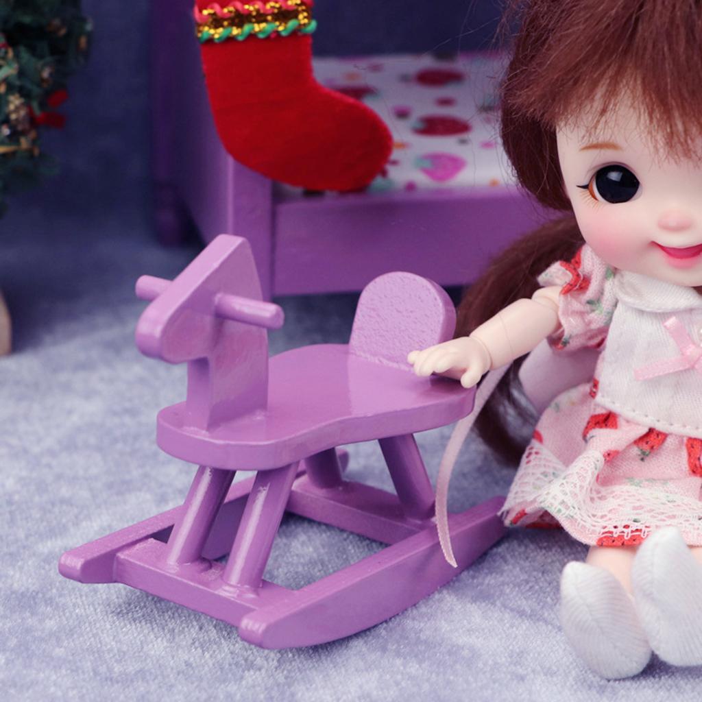 เก้าอี้โยกม้าไม้ขนาดจิ๋วสำหรับ - Baby Nursery Rocking Chair บทวิจารณ์และราคา