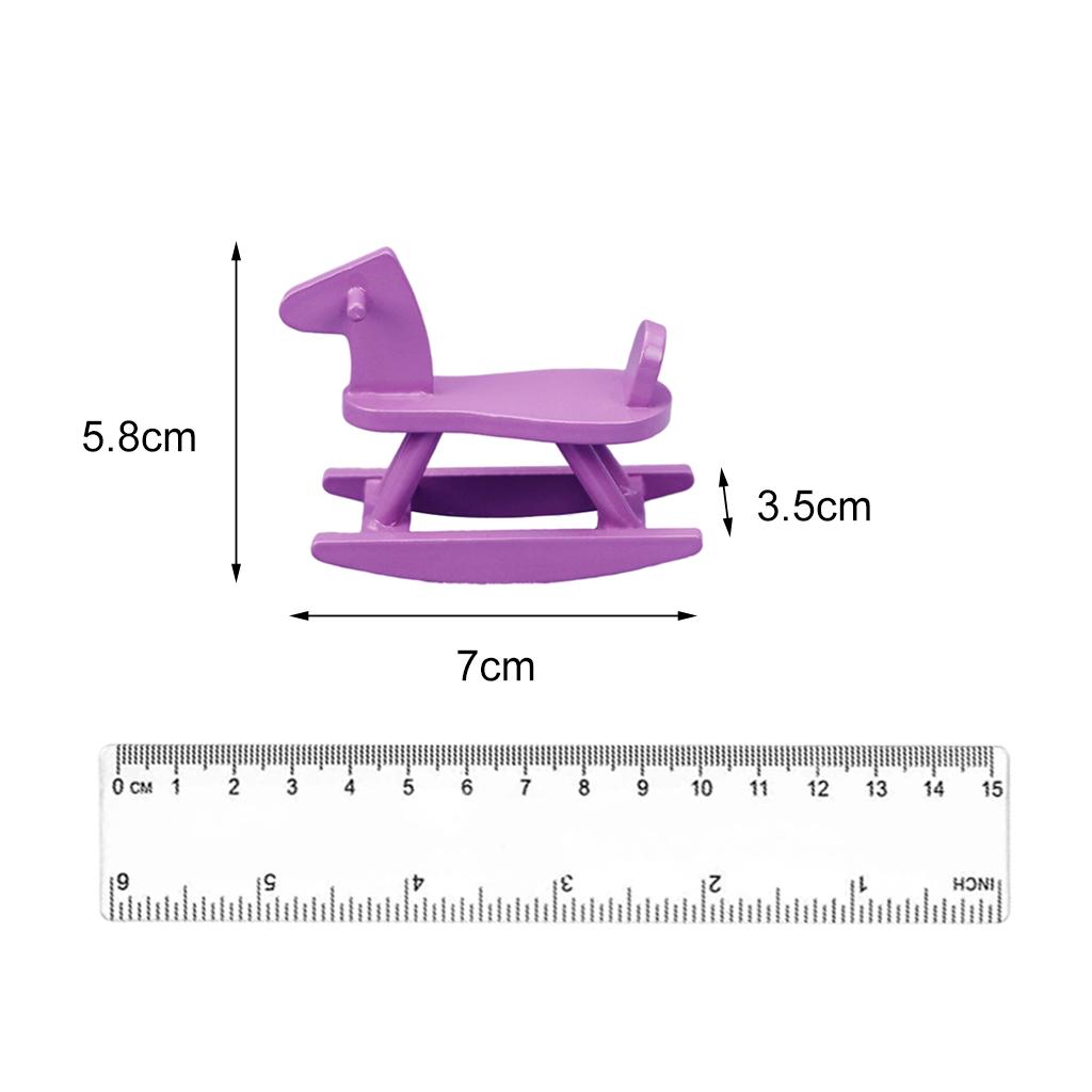 เก้าอี้โยกม้าไม้ขนาดจิ๋วสำหรับ - Baby Nursery Rocking Chair บทวิจารณ์และราคา