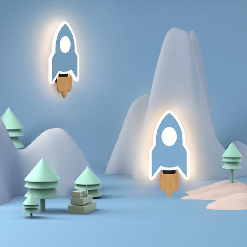 โคมไฟติดผนังจรวด LED การ์ตูนโค - Baby Nursery Light บทวิจารณ์และราคา